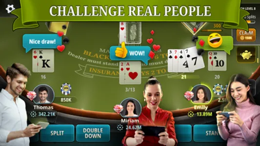 Blackjack 21 - Casino Games screenshot 1