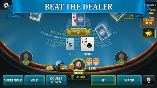 Blackjack 21 - Casino Games screenshot 3