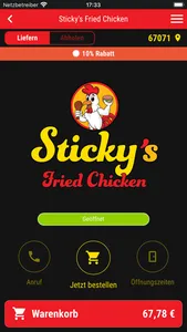 Sticky's Fried Chicken screenshot 1