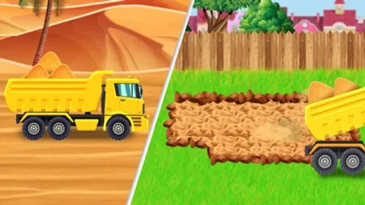 Road Construction Truck Games screenshot 2