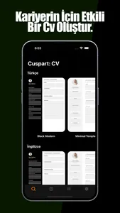 Cuspart: CV screenshot 0