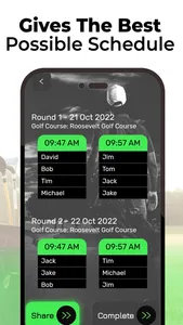 Golf Solver – Set Tee Times screenshot 3