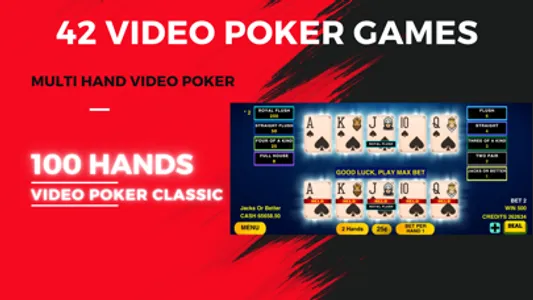 Video Poker Multi Hand Casino screenshot 0