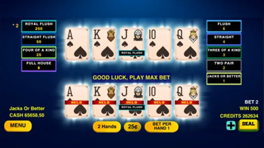 Video Poker Multi Hand Casino screenshot 4