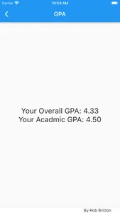 EHS GPA screenshot 1