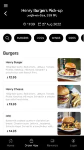 Henry Burgers screenshot 1