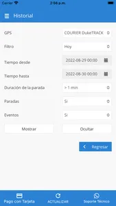 DukeTRACK Móvil screenshot 6