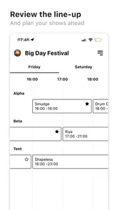 Fastlane - For Festivals screenshot 1