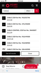 Vicary Plant Spares screenshot 2