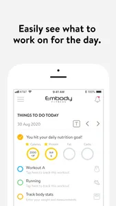 Embody Fitness Online screenshot 1