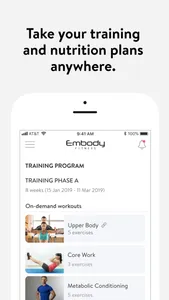 Embody Fitness Online screenshot 2