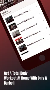 Barbell Exercises screenshot 1