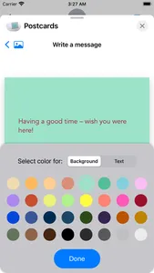 Postcards for iMessage screenshot 1