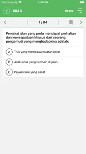 Soal Ujian teori SIM screenshot 3