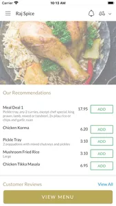 Raj Spice screenshot 1