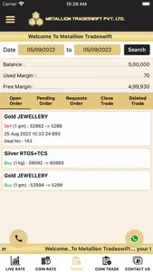 Metallion Tradeswift screenshot 5