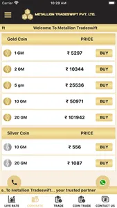 Metallion Tradeswift screenshot 6