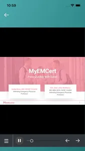 MyEMCertPrep Player screenshot 2