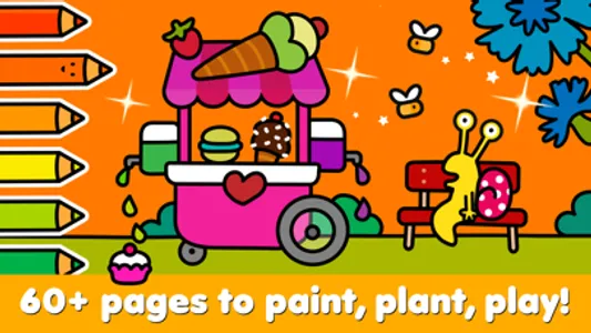 Coloring Garden - Rainbow Book screenshot 2