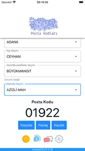 Posta Kodları - Türkiye screenshot 2