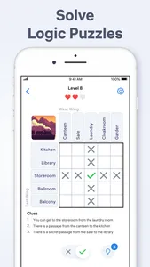 Logic Puzzles - Clue Game screenshot 1