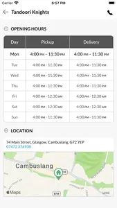 Tandoori Knights - Cambuslang screenshot 4