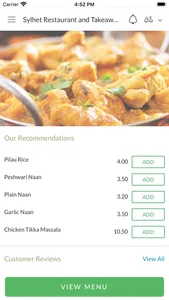 Sylhet Restaurant andTakeaway. screenshot 1