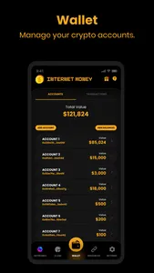 Internet Money Wallet screenshot 2