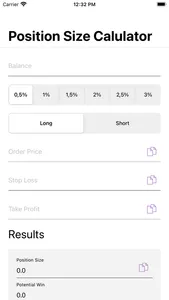 Position Size Calculator+ screenshot 0