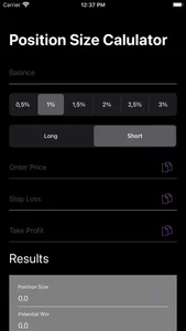 Position Size Calculator+ screenshot 1