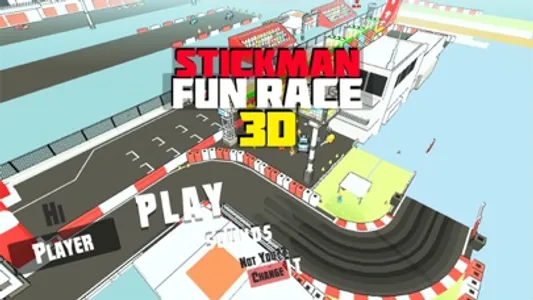 Stickman Fun Race 3D screenshot 0