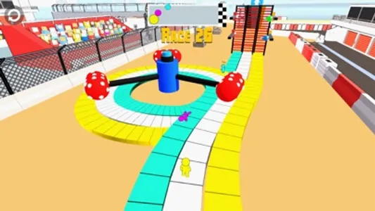 Stickman Fun Race 3D screenshot 1