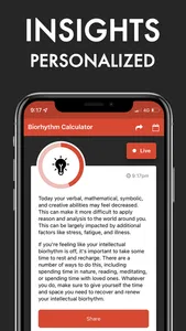 Biorhythm Calculator screenshot 1