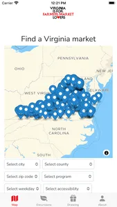 Virginia Farmers Market Trail screenshot 0