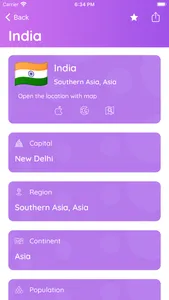 Country List Info screenshot 2