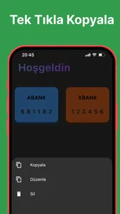 Banka Şifrelerim screenshot 1