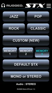 Rugged Stereo STX screenshot 4