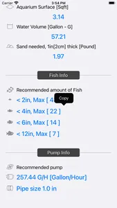 Aquarium Calculator Plus screenshot 7