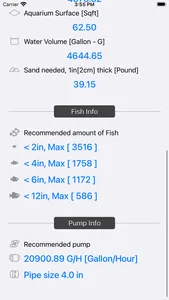 Aquarium Calculator Plus screenshot 9