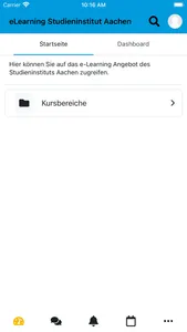 Studieninstitut Aachen Moodle screenshot 1