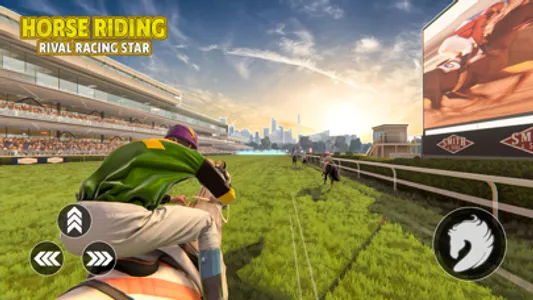 Horse Riding Rival Racing Star screenshot 0