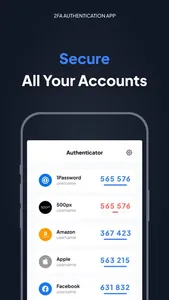 Authenticator App - Fast 2FA screenshot 1