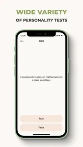 Personality Tests - 4 verges screenshot 2