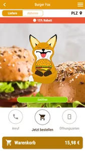 Burger Fox screenshot 0