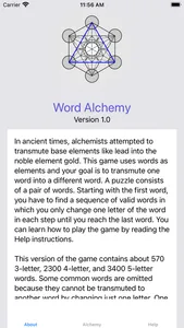 Word Alchemy Puzzles screenshot 0