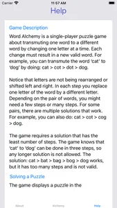 Word Alchemy Puzzles screenshot 1