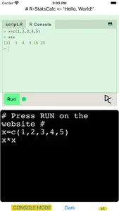 R-StatsCalc screenshot 1