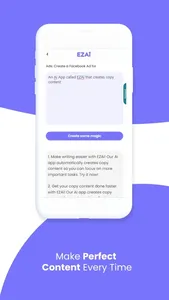 EZAi - Ai Copy Content Writer screenshot 5
