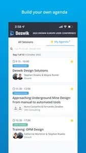 Deswik Conference App screenshot 1