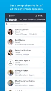 Deswik Conference App screenshot 3